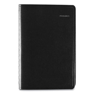 AT-A-GLANCE® DayMinder Daily Appointment Book, 8.5 x 5.5, Black Cover, 12-Month (Jan to Dec): 2025 (AAGG10000)