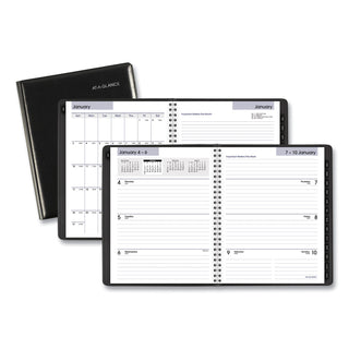 AT-A-GLANCE® DayMinder Executive Weekly/Monthly Refillable Planner, 8.75 x 7, Black Cover, 12-Month (Jan to Dec): 2025 (AAGG54500)