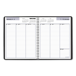 AT-A-GLANCE® DayMinder Weekly Planner, Vertical-Column Format, 8.75 x 7, Black Cover, 12-Month (Jan to Dec): 2025 (AAGG59000)