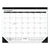 AT-A-GLANCE® Academic Year Ruled Desk Pad, 21.75 x 17, White Sheets, Black Binding, Black Corners, 16-Month (Sept to Dec): 2024 to 2025 (AAGSK241600)