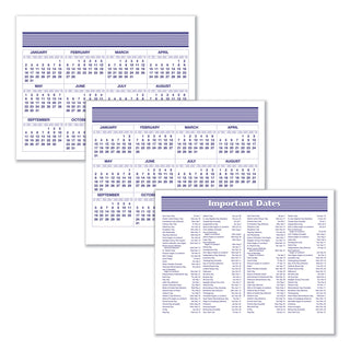 AT-A-GLANCE® Flip-A-Week Desk Calendar and Base, 7 x 5.5, White Sheets, 12-Month (Jan to Dec): 2025 (AAGSW700X00)