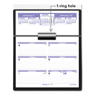 AT-A-GLANCE® Flip-A-Week Desk Calendar and Base, 7 x 5.5, White Sheets, 12-Month (Jan to Dec): 2025 (AAGSW700X00)