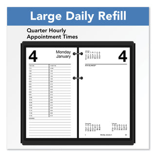 AT-A-GLANCE® Large Desk Calendar Refill, 4.5 x 8, White Sheets, 12-Month (Jan to Dec): 2025 (AAGE21050)