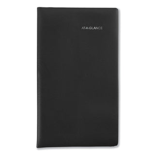AT-A-GLANCE® DayMinder Pocket-Sized Monthly Planner, Unruled Blocks, 6 x 3.5, Black Cover, 14-Month: Dec 2024 to Jan 2026 (AAGSK5300)