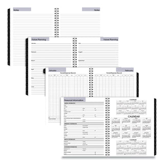 AT-A-GLANCE® DayMinder Executive Weekly/Monthly Refill, 8.75 x 7, White Sheets, 12-Month (Jan to Dec): 2025 (AAGG54550)