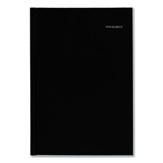 AT-A-GLANCE® DayMinder Hard-Cover Monthly Planner, Ruled Blocks, 11.75 x 8, Black Cover, 14-Month: Dec 2024 to Jan 2026 (AAGG470H00)