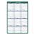 AT-A-GLANCE® Vertical Erasable Wall Planner, 24 x 36, White/Green Sheets, 12-Month (Jan to Dec): 2025 (AAGPM21028)