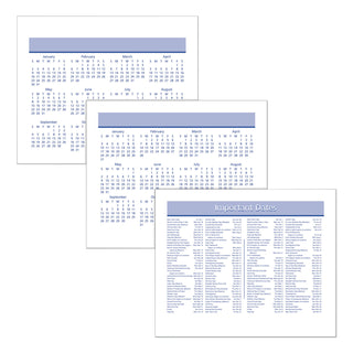 AT-A-GLANCE® Flip-A-Week Desk Calendar Refill with QuickNotes, 7 x 6, White Sheets, 12-Month (Jan to Dec): 2025 (AAGSW70650)