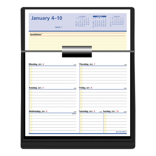 AT-A-GLANCE® Flip-A-Week Desk Calendar Refill with QuickNotes, 7 x 6, White Sheets, 12-Month (Jan to Dec): 2025 (AAGSW70650)