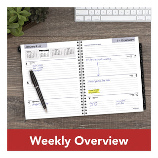 AT-A-GLANCE® DayMinder Executive Weekly/Monthly Refill, 8.75 x 7, White Sheets, 12-Month (Jan to Dec): 2025 (AAGG54550)