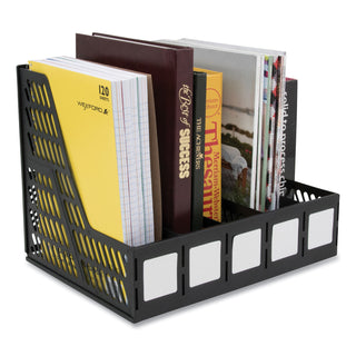 Advantus Literature File, Five Slots, Black (AVT34092)