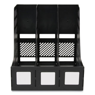 Advantus Literature File, Three Slots, Black (AVT34091)
