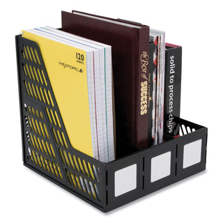 Advantus Literature File, Three Slots, Black (AVT34091)