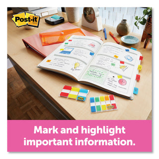 Post-it® Small Flags, Seven Assorted Colors, 190 Flags (MMM6837CF)