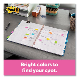 Post-it® Small Flags, Seven Assorted Colors, 190 Flags (MMM6837CF)