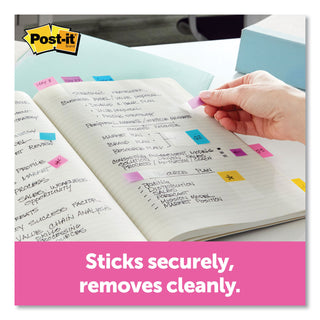 Post-it® Small Flags, Seven Assorted Colors, 190 Flags (MMM6837CF)