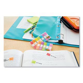 Post-it® Small Flags, Seven Assorted Colors, 190 Flags (MMM6837CF)