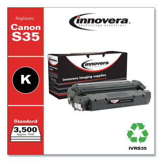 Innovera® Remanufactured Black Toner Cartridge, Replacement for Canon S35 (7833A001AA), 3,500 Page-Yield (IVRS35)