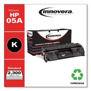 Innovera® Remanufactured Black Toner Cartridge, Replacement for HP 05A (CE505A), 2,300 Page-Yield (IVRE505A)