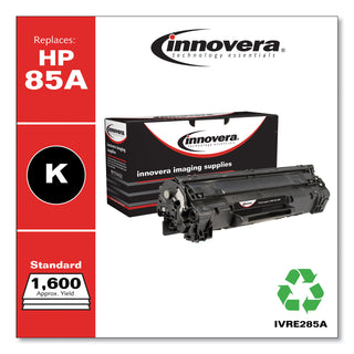 Innovera® Remanufactured Black Toner Cartridge, Replacement for HP 85A (CE285A), 1,600 Page-Yield (IVRE285A)