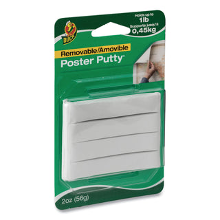 Duck® Poster Putty, Removable/Reusable, Nontoxic, 2 oz/Pack (DUCPTY2)