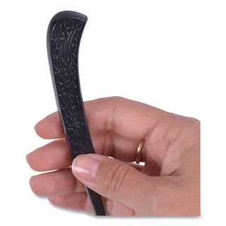 Westcott® Serrated Blade Hand Letter Opener, 8", Black (ACM29380)