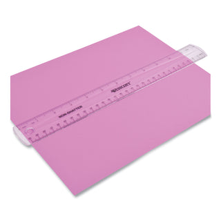 Westcott® Non-Shatter Flexible Ruler, Standard/Metric, 12" Long, Plastic, Clear (ACM13862)