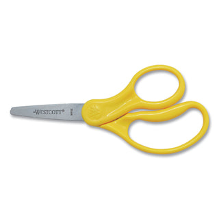Westcott® For Kids Scissors, Pointed Tip, 5" Long, 1.75" Cut Length, Randomly Assorted Straight Handles (ACM13131)