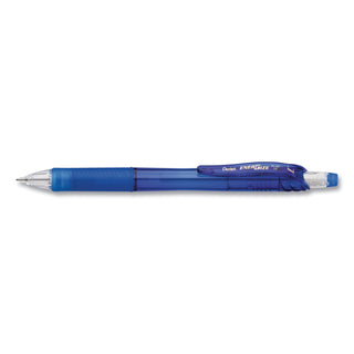 Pentel® EnerGize-X Mechanical Pencil, 0.7 mm, HB (#2.5), Black Lead, Blue Barrel, Dozen (PENPL107C)