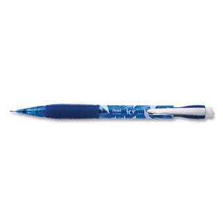 Pentel® Icy Mechanical Pencil, 0.7 mm, HB (#2.5), Black Lead, Transparent Blue Barrel, 24/Pack (PENAL27TCSWSPR)