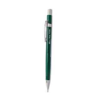 Pentel® Sharp Mechanical Pencil, 0.5 mm, HB (#2.5), Black Lead, Green Barrel (PENP205D)