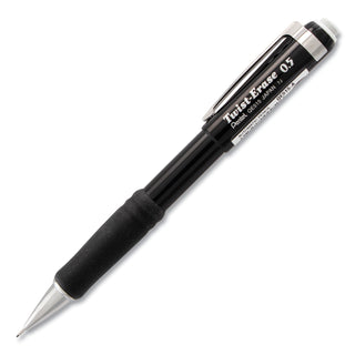 Pentel® Twist-Erase III Mechanical Pencil, 0.5 mm, HB (#2.5), Black Lead, Black Barrel (PENQE515A)