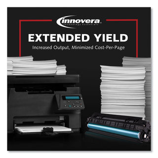 Innovera® Remanufactured Black High-Yield Toner Cartridge, Replacement for HP 26X (CF226X), 9,000 Page-Yield (IVRF226X)