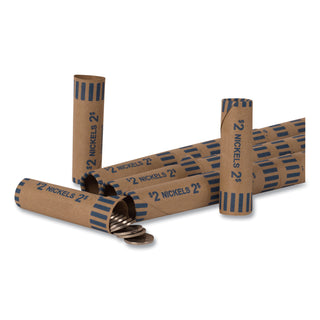 Pap-R Products Preformed Tubular Coin Wrappers, Nickels, $2, 1000 Wrappers/Box (CTX20005) (CTX20005)