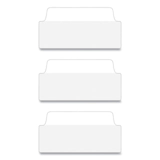 Avery® Ultra Tabs Repositionable Wide Tabs, 1/3-Cut Tabs, White, 3" Wide, 24/Pack (AVE74776)