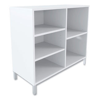Union & Scale™ Essentials Laminate Bookcase, Five-Shelf, 36 x 15 x 31.6, White (UOS24398965)