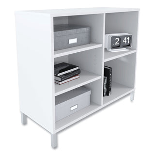 Union & Scale™ Essentials Laminate Bookcase, Five-Shelf, 36 x 15 x 31.6, White (UOS24398965)