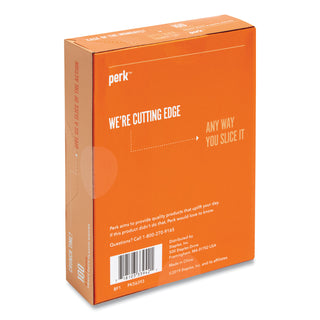Perk™ Heavyweight Plastic Cutlery, Knives, Black, 100/Pack (PRK24390997)