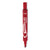 Avery® MARKS A LOT Regular Desk-Style Permanent Marker, Broad Chisel Tip, Red, Dozen (AVE07887)