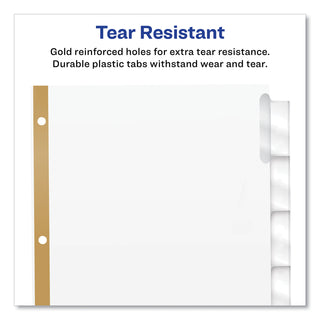 Avery® Insertable Big Tab Dividers, 5-Tab, Letter (AVE11122)