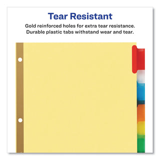 Avery® Insertable Big Tab Dividers, 8-Tab, Letter (AVE11111)