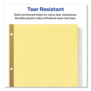 Avery® Insertable Big Tab Dividers, 5-Tab, Letter (AVE11110)