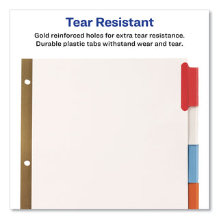 Avery® Insertable Big Tab Dividers, 8-Tab, Letter (AVE11123)