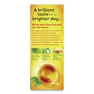 Lipton® Tea Bags, Black, 100/Box (LIP291) (LIPTJL00291)
