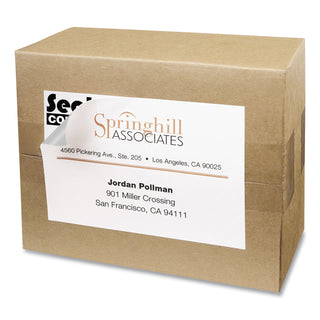 Avery® 4 x 6 Shipping Labels with TrueBlock Technology, Inkjet/Laser Printers, 4 x 6, White, 20/Pack (AVE5292)