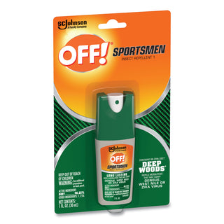 OFF!® Deep Woods Sportsmen Insect Repellent, 1 oz Spray Bottle, 12/carton (SJN317188)