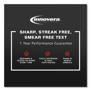 Innovera® Remanufactured Black High-Yield Ink, Replacement for HP 950XL (CN045AN), 2300 Page Yield (IVR950XLB)