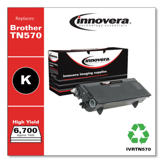Innovera® Remanufactured Black High-Yield Toner Cartridge, Replacement for Brother TN570, 6,700 Page-Yield (IVRTN570)