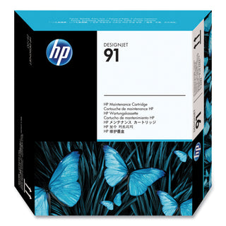 HP 91 Maintenance Catridge for Designjet Z6100 Printers ,Model C9518A ,Page Yield 130 (HEWC9518A)