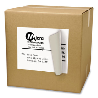 Avery® Shipping Labels with TrueBlock Technology, Laser Printers, 8.5 x 11, White, 100/Box (AVE5165)